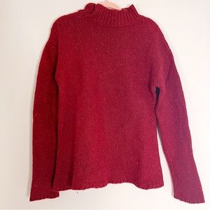 Eileen Fisher Rich Rust  Turtleneck Sweater